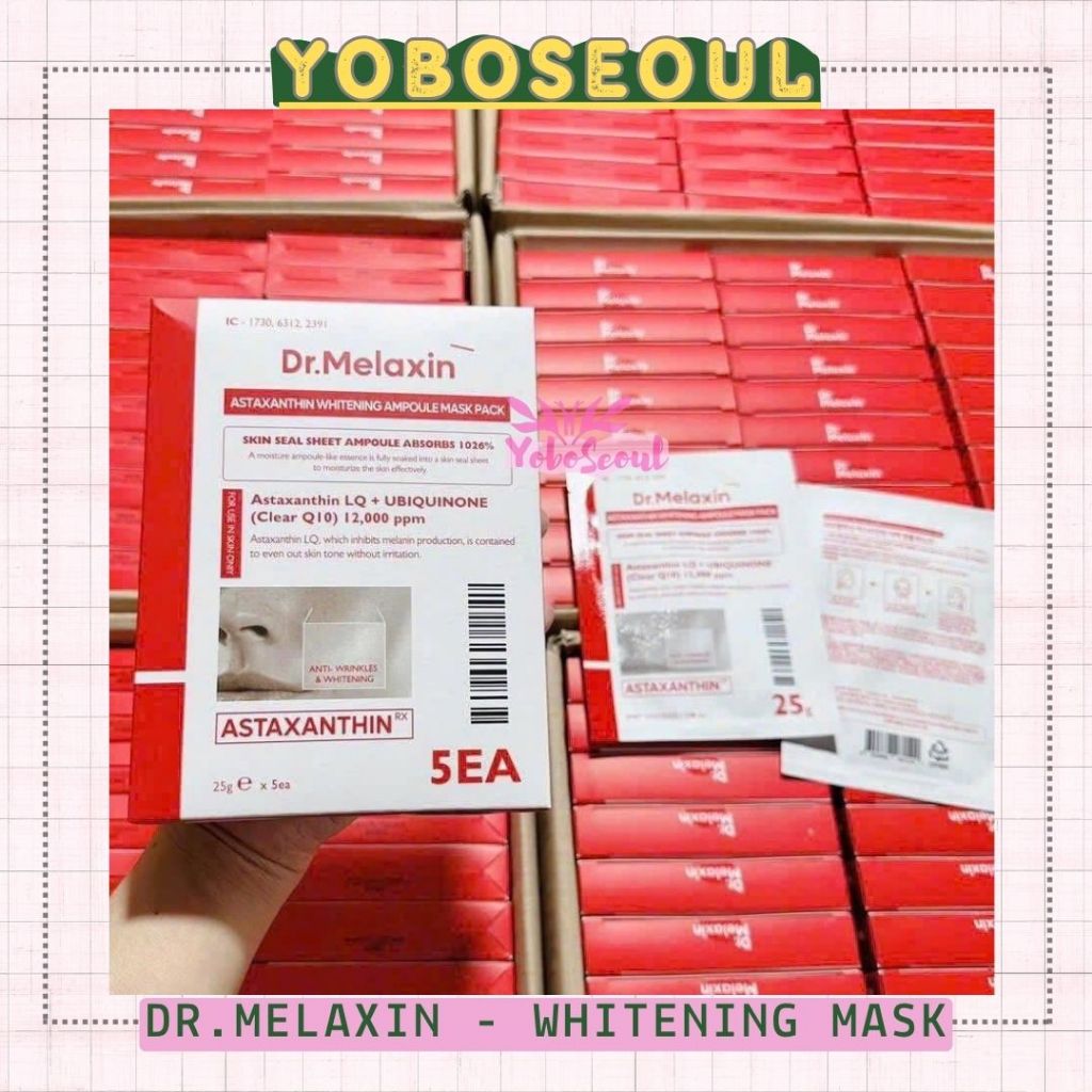 YBSeoul - Dr. Melaxin Astaxanthin Whitening Mask