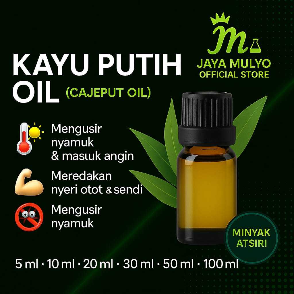 Minyak Kayu Putih 1 Liter / Cajuput Oi / Kayu Putih Oil