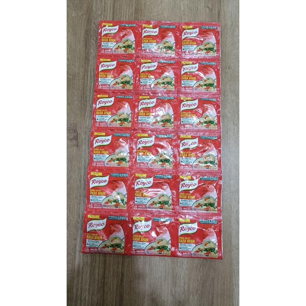 

ROYCO AYAM 1RENCENG (12bungkus) exp 16okt2025