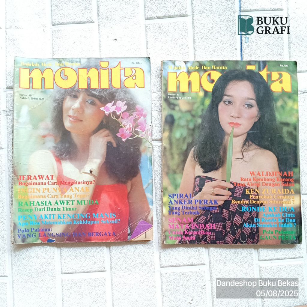 Monita Majalah Mode dan Wanita - Bekas Preloved