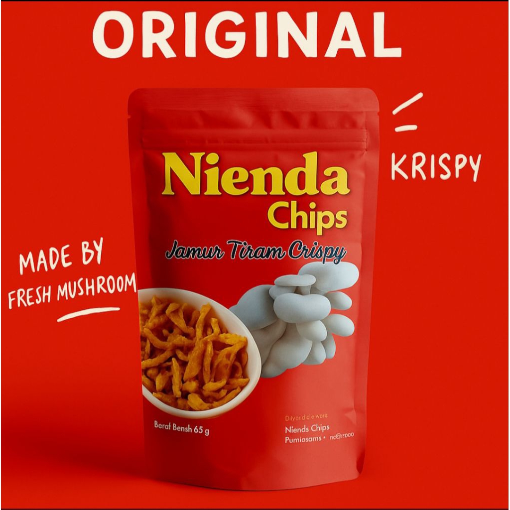 

Jamur Crispy Nienda enak 65 g