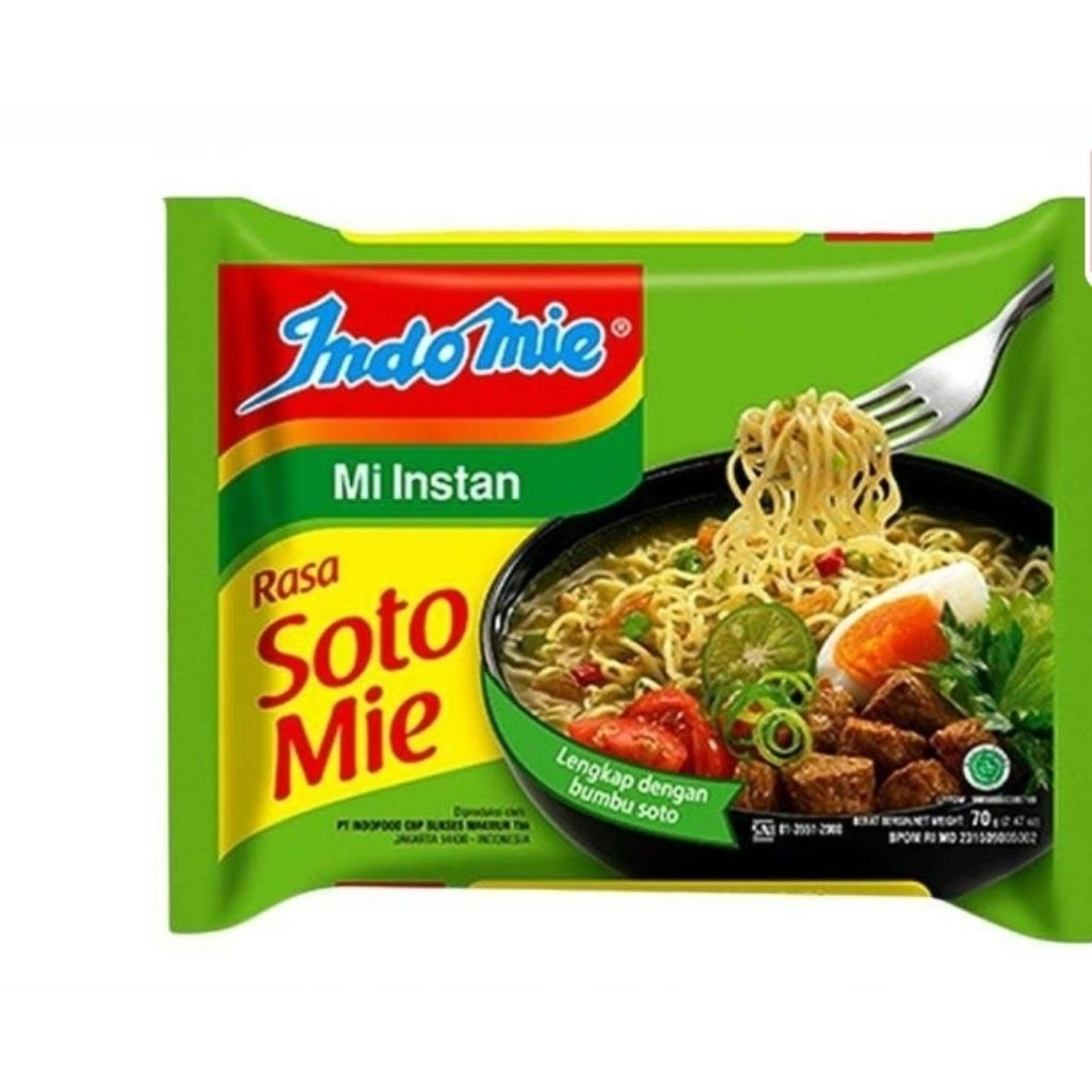 

Indomie Instan Rasa Soto Mie 70gr