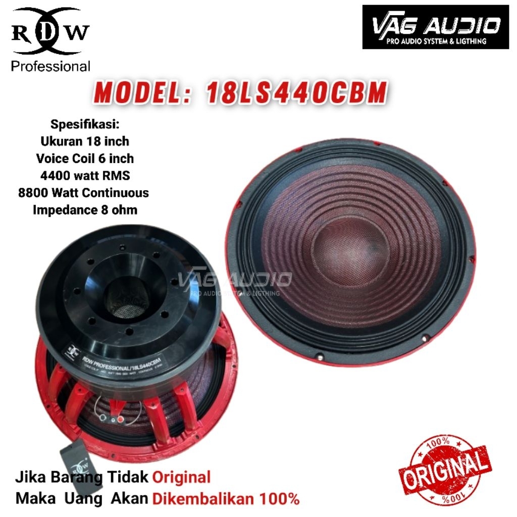 SPEAKER COMPONENT RDW 18LS440CBM