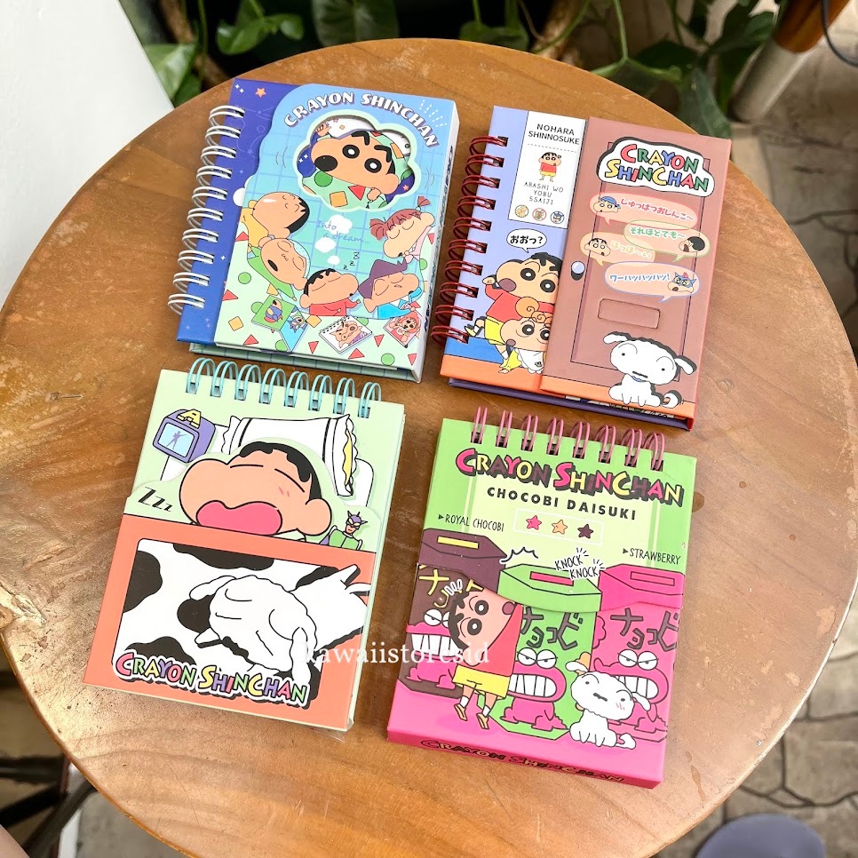 

Notebook Buku Catatan Shinchan Sinchan Shiro Boo Kazao Nene Hard Cover Karakter Kartun Lucu Unik Gift Hadiah Kado