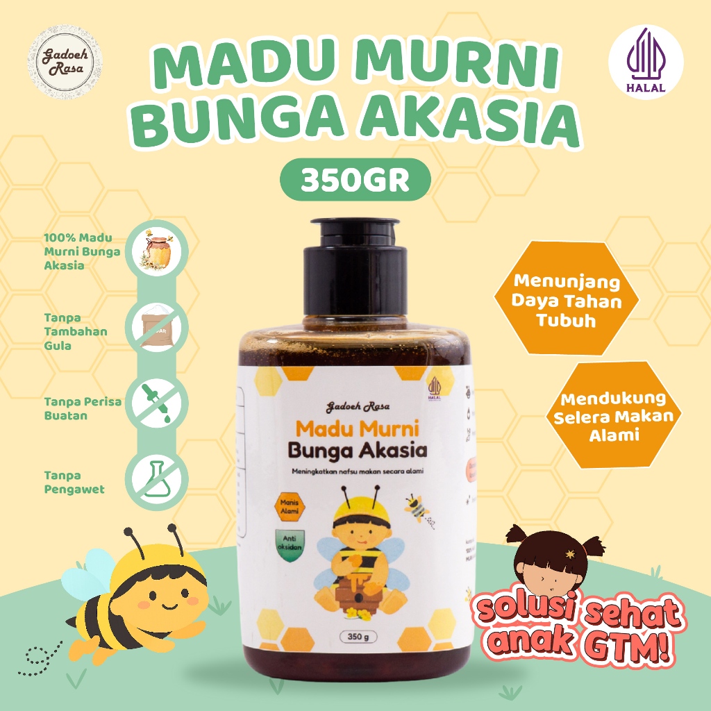 

Gadoeh Rasa Madu Murni Bunga Akasia 350gr