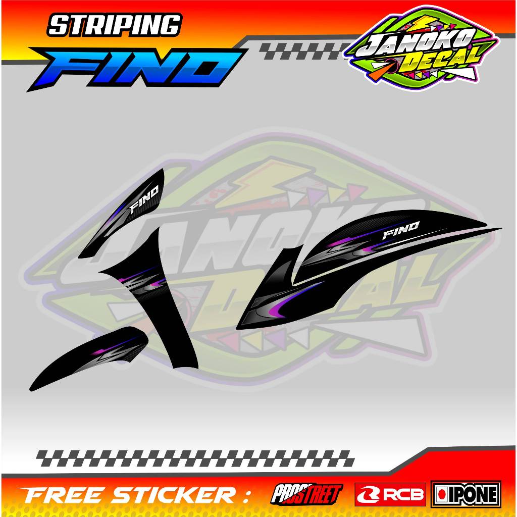 STRIPING VARIASI YAMAHA FINO 125 / STICKER LIST VARIASI MOTOR FINO 125