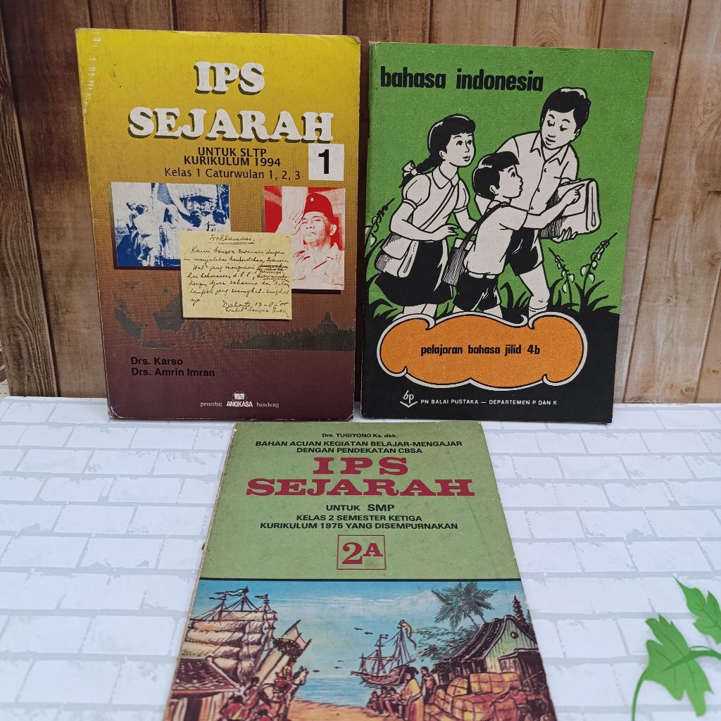 buku pelajaran lawas jaman dulu