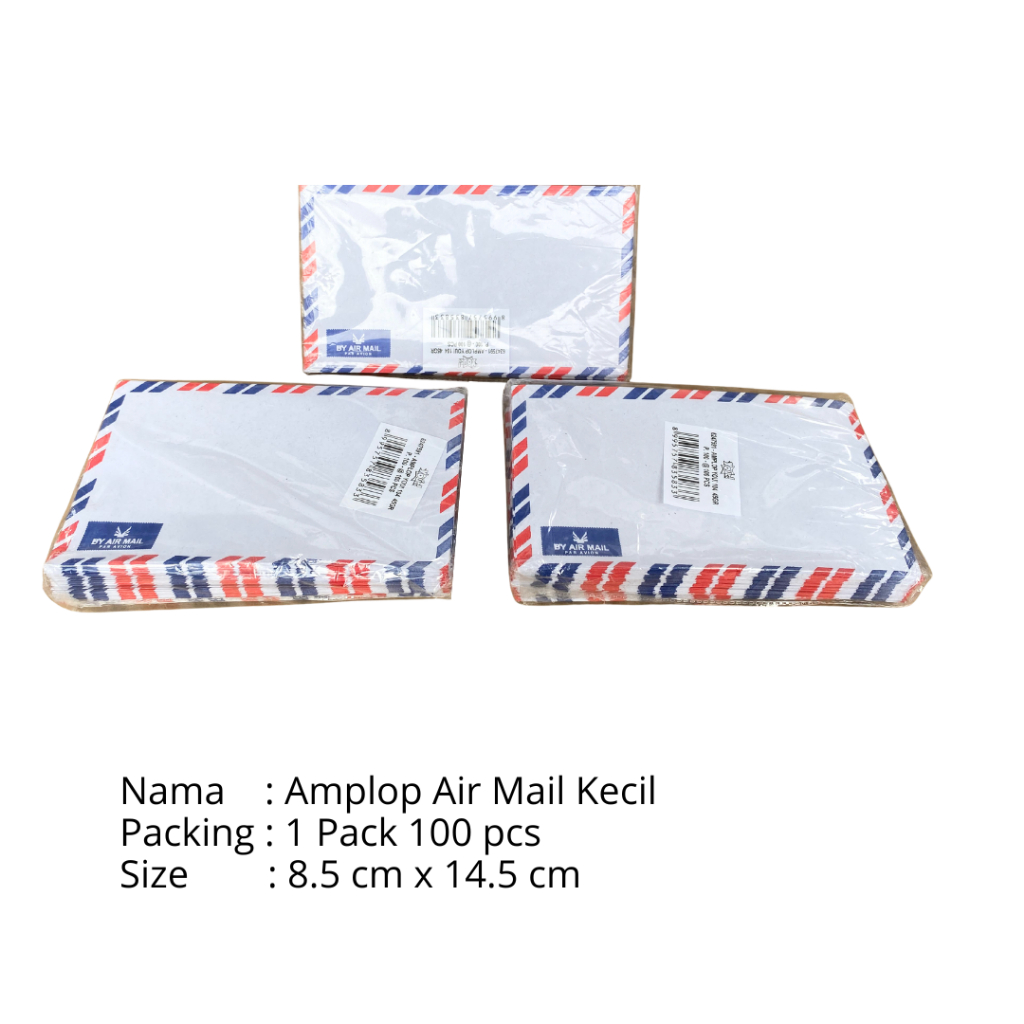 

Amplop Air Mail Kecil (1 pack 100 pcs)