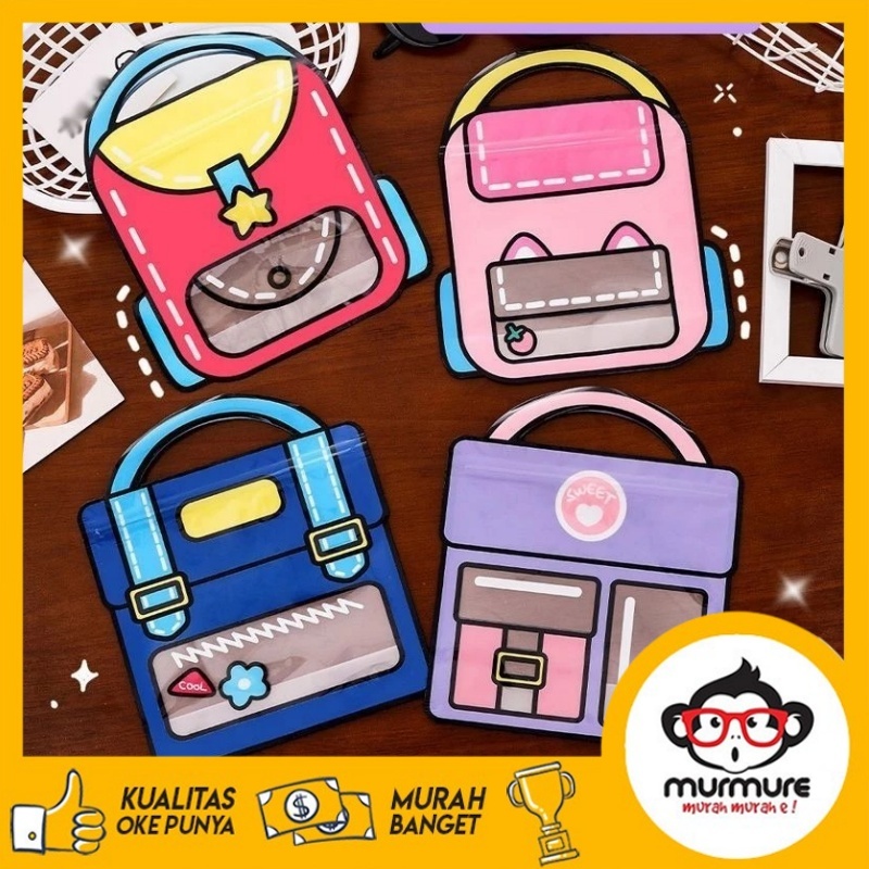 

Makanan Ringan Gaya Ins Tas Kemasan Suvenir Lucu Tas Penyegel Mandiri Genggam Dopamin Tas Pengeluaran Knitter / Aesthetic