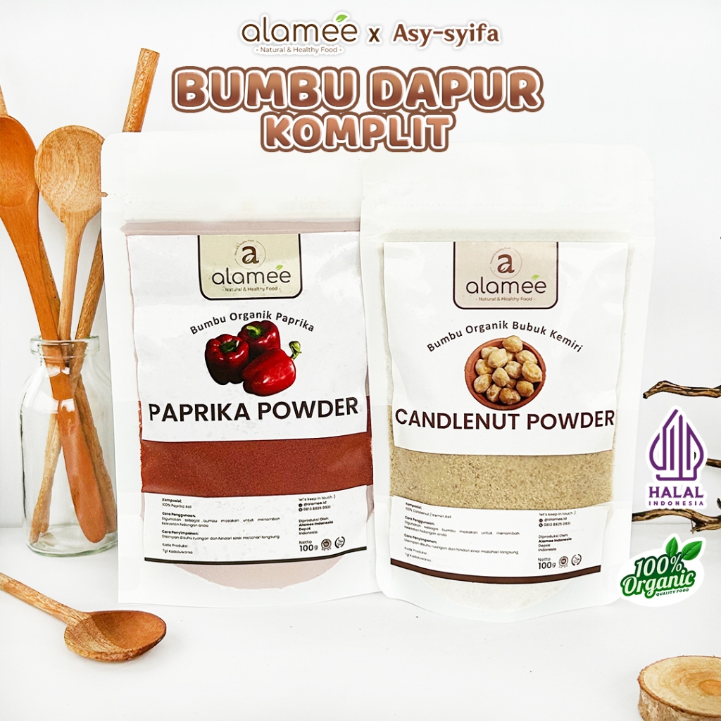

Bumbu Dapur Bubuk Bawang Merah Jahe Paprika Rosemary Kemiri Bombay Powder Organik Rempah Alami