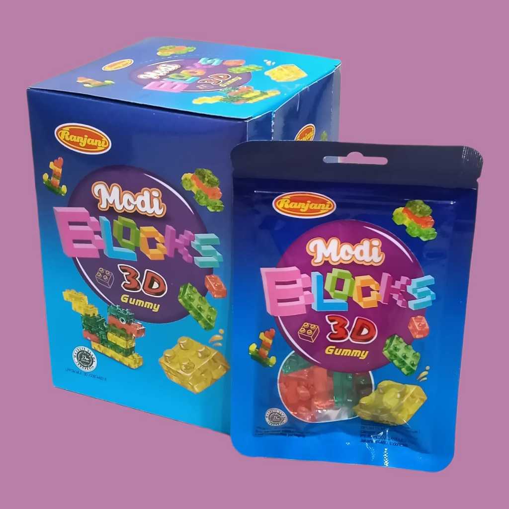 

Ranjani Modi Blocks 3D Permen Jelly [12 sachet/box]
