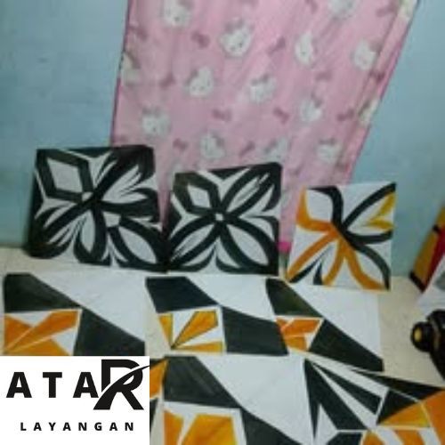 ATAR LAYANGAN ADUAN KHAS TASIKMALAYA UKURAN 110 CM HARGA 10 pcs BISA REQUEST GAMBAR DAN STELAN ARKU