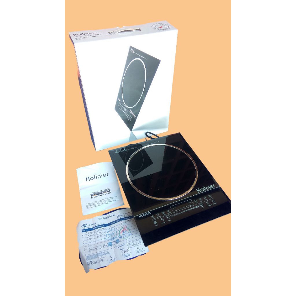 Kompor Listrik KOLLNIER 200w-1300w Kompor Halogen Kompor Tanam