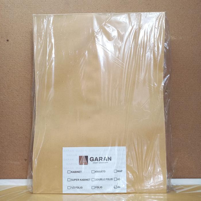 

Amplop Coklat A4 Garan / Amplop A4
