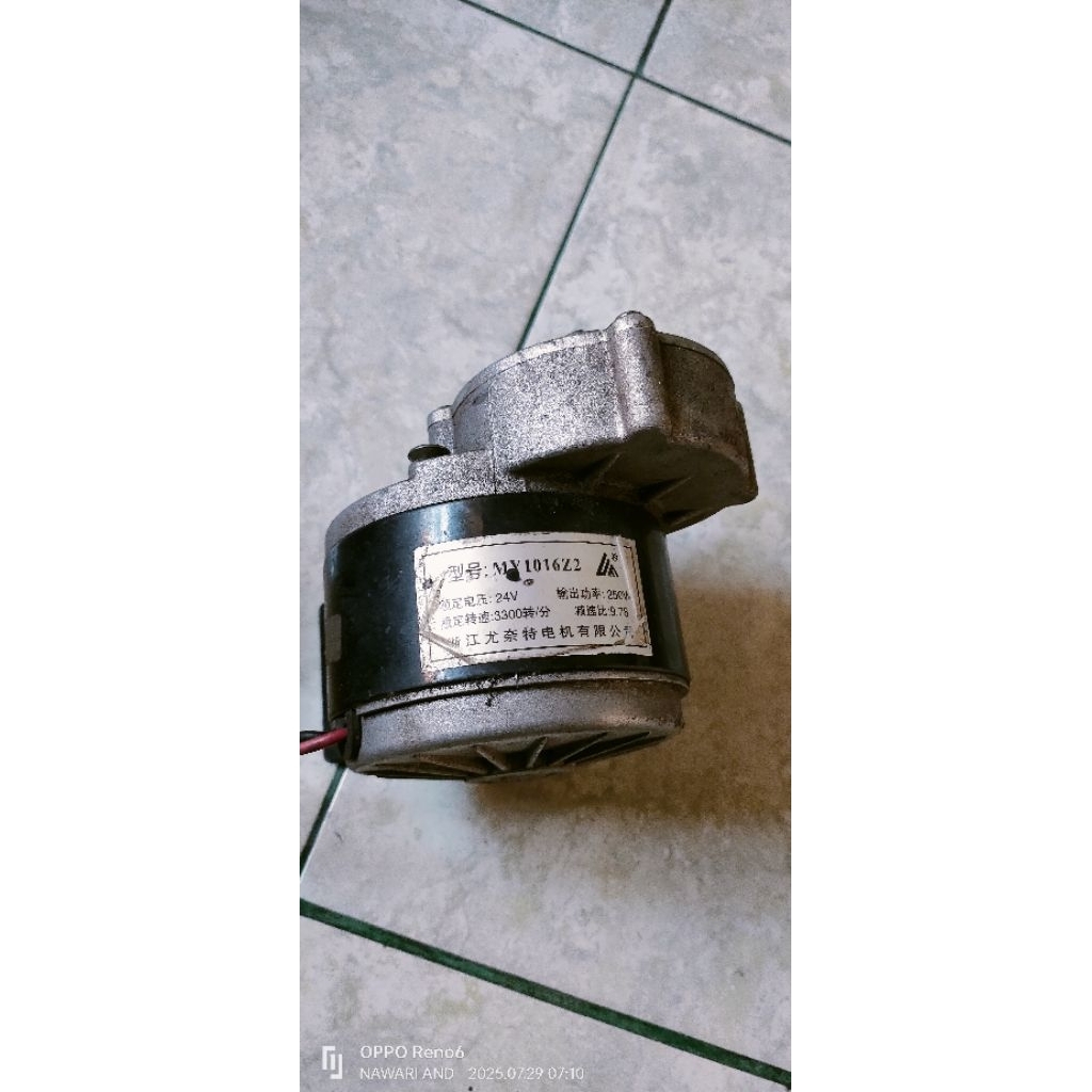 dinamo dc motor gearbox bekas scuter listrik 24V-250W