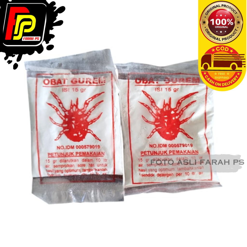 Obat Gurem Ayam Pembasmi Kutu untuk Kandang Ayam Potong - 100 Pcs per Dus / Pack