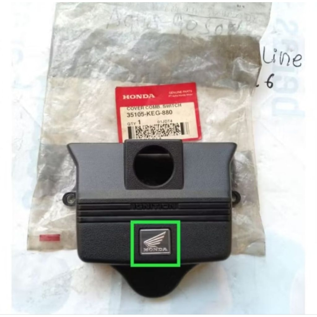 35105 KEG 880 cover kunci contak kontak Honda GL pro max Glpro GLmax original AHM