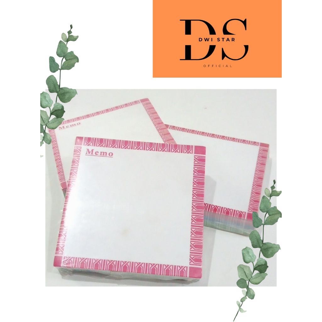 

Memo kotak polos/Memo Tulis/Memo Pesan 10,5 X 10,5