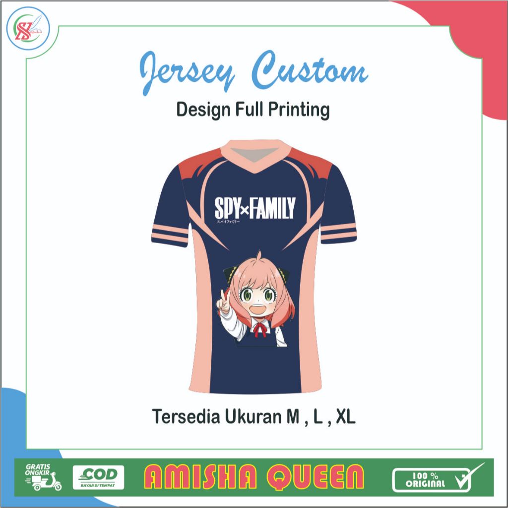 >MISHQUEEN< KAOS JERSEY CUSTOM BEBAS REQUEST DESAIN/DESIGN/KAOS OLAHRAGA/KAOS LARI/KAOS FUTSAL