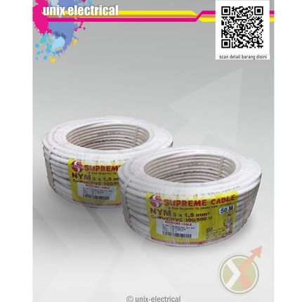 Kabel NYM SUPREME 3x1,5mm @100m