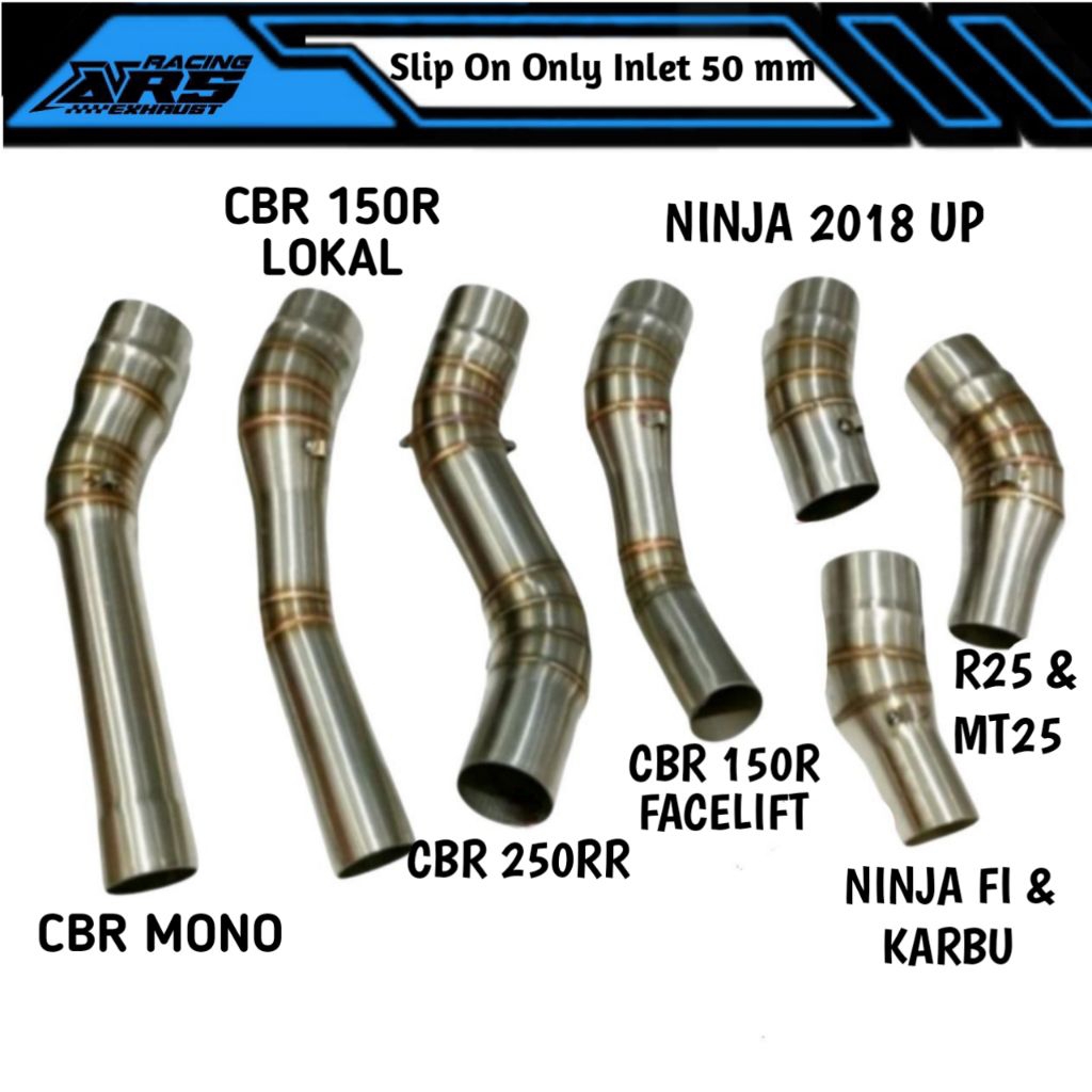 Slip On Knalpot Racing Ori ARS Racing Exhaust (CBR150R LOKAL ,CBR 150R FACELIFT,CBR 250RR,CBR MONO,N