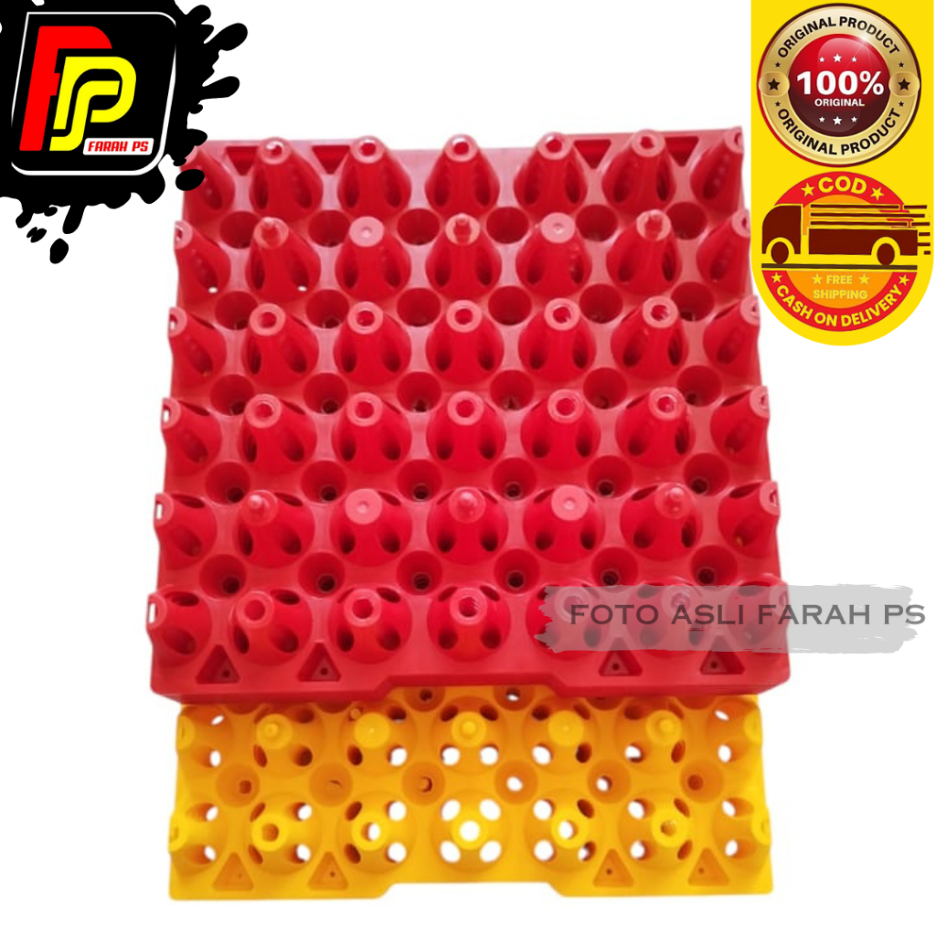 Egg Tray Plastik Besar (ETPB) - Tempat Telur Keranjang Telur Rak Telur Plastik Tray 30 butir Rak Tel