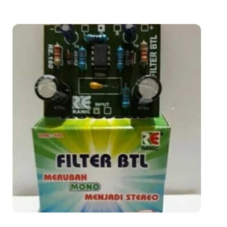 RH9263 kit btl filter filter btl ranic 591 asli mono jadi stereo by PCM LTC GLODOK