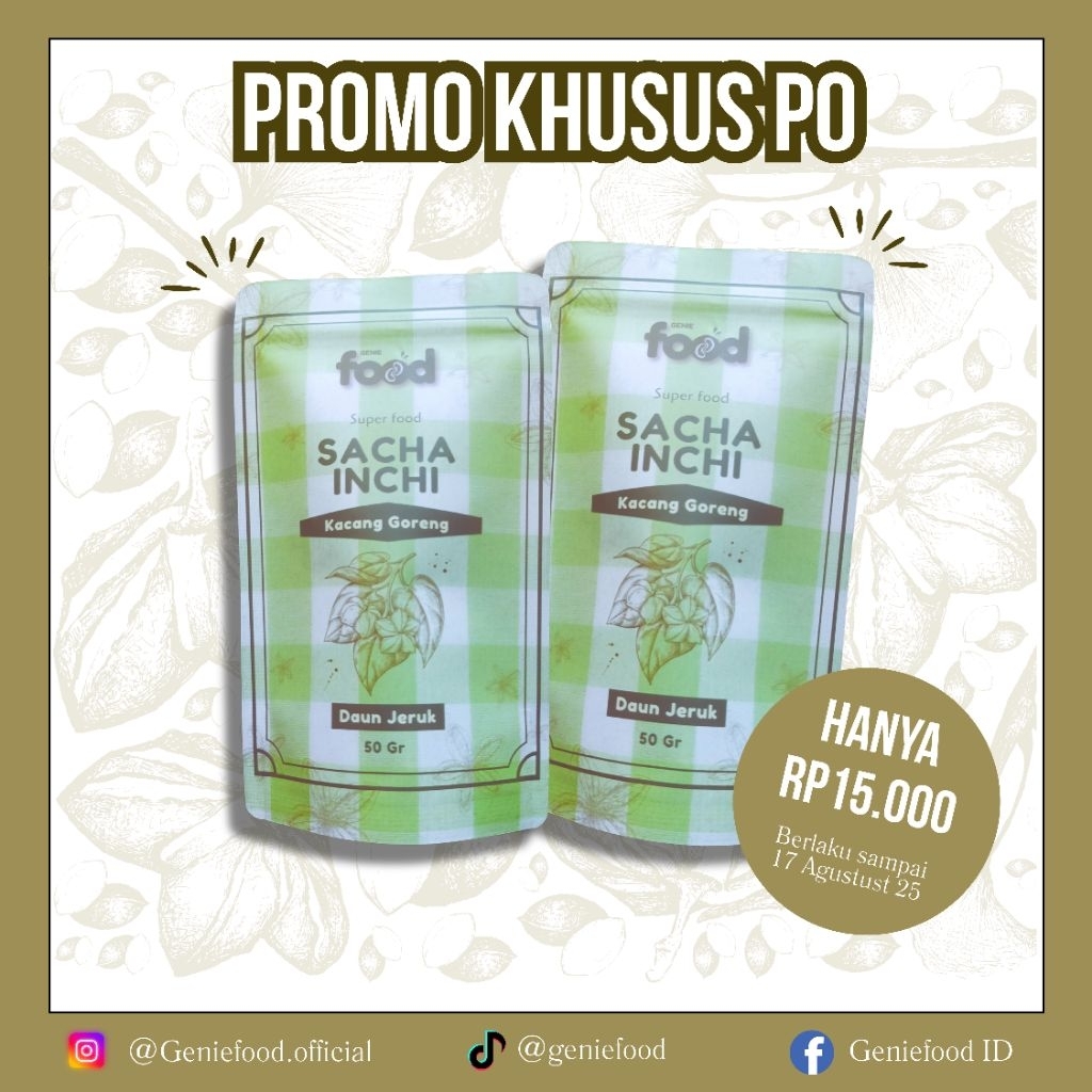 

Promo PO Sacha Inchi Premium – Superfood Lokal Bernutrisi Tinggi