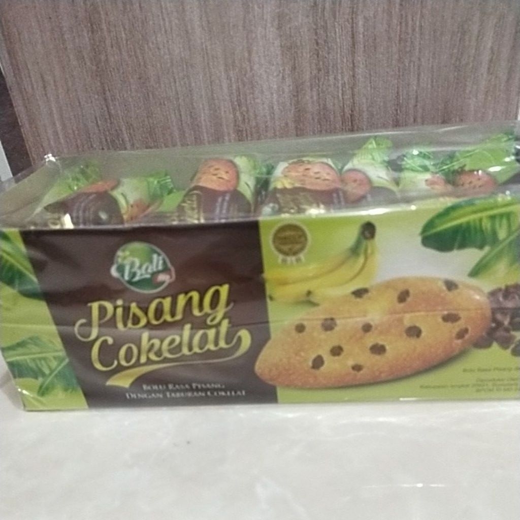 

Pisang Cokelat / Bolu Rasa Pisang isi 24