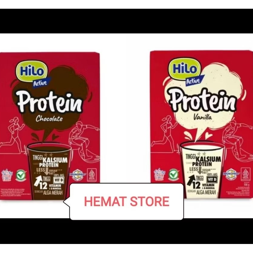 

HILO ACTIVE CHOCOLATE / VANILA 500 GR