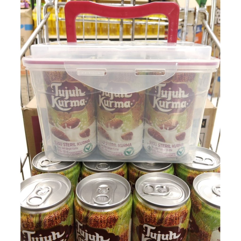 

( Free Container Box) setiap pembelian 6pcs Susu Steril 7 Kurma 189ml
