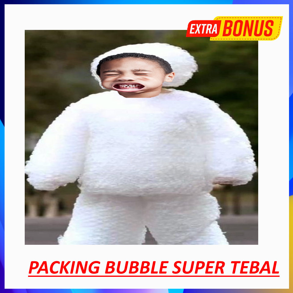 

FREE ASURANSI PACKING BUBBLE SUPER TEBAL & FRAGILE LABEL