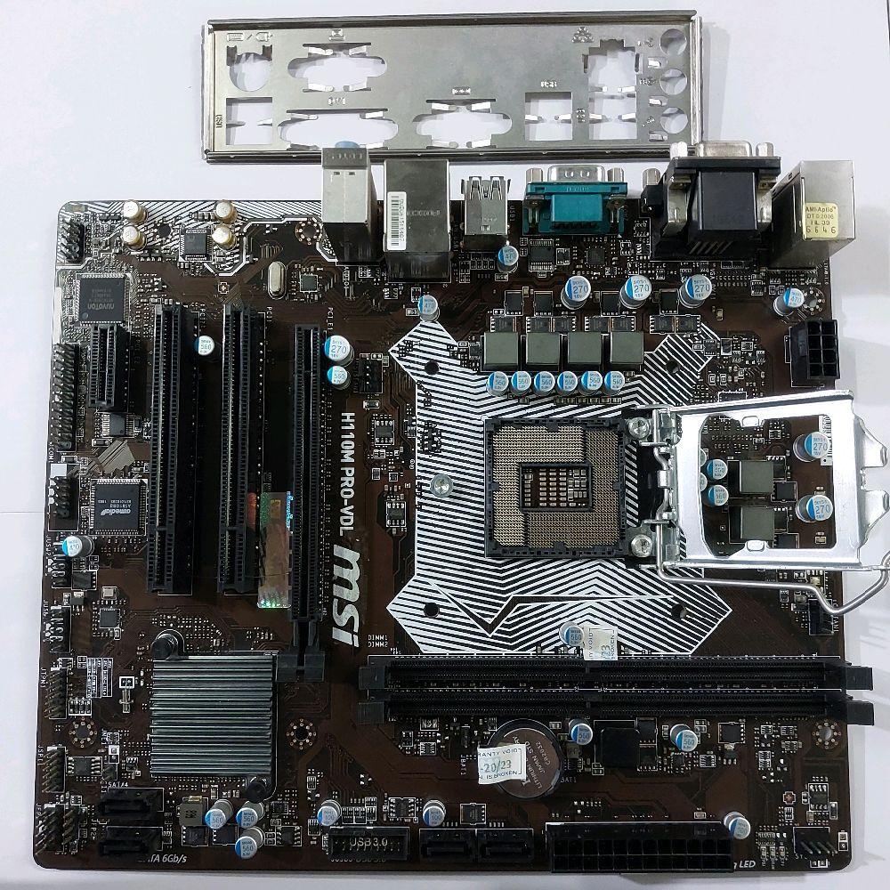 mainboard motherboard MSI (wearnes) H110M Socket 1151 Gen6 & Gen7 murah