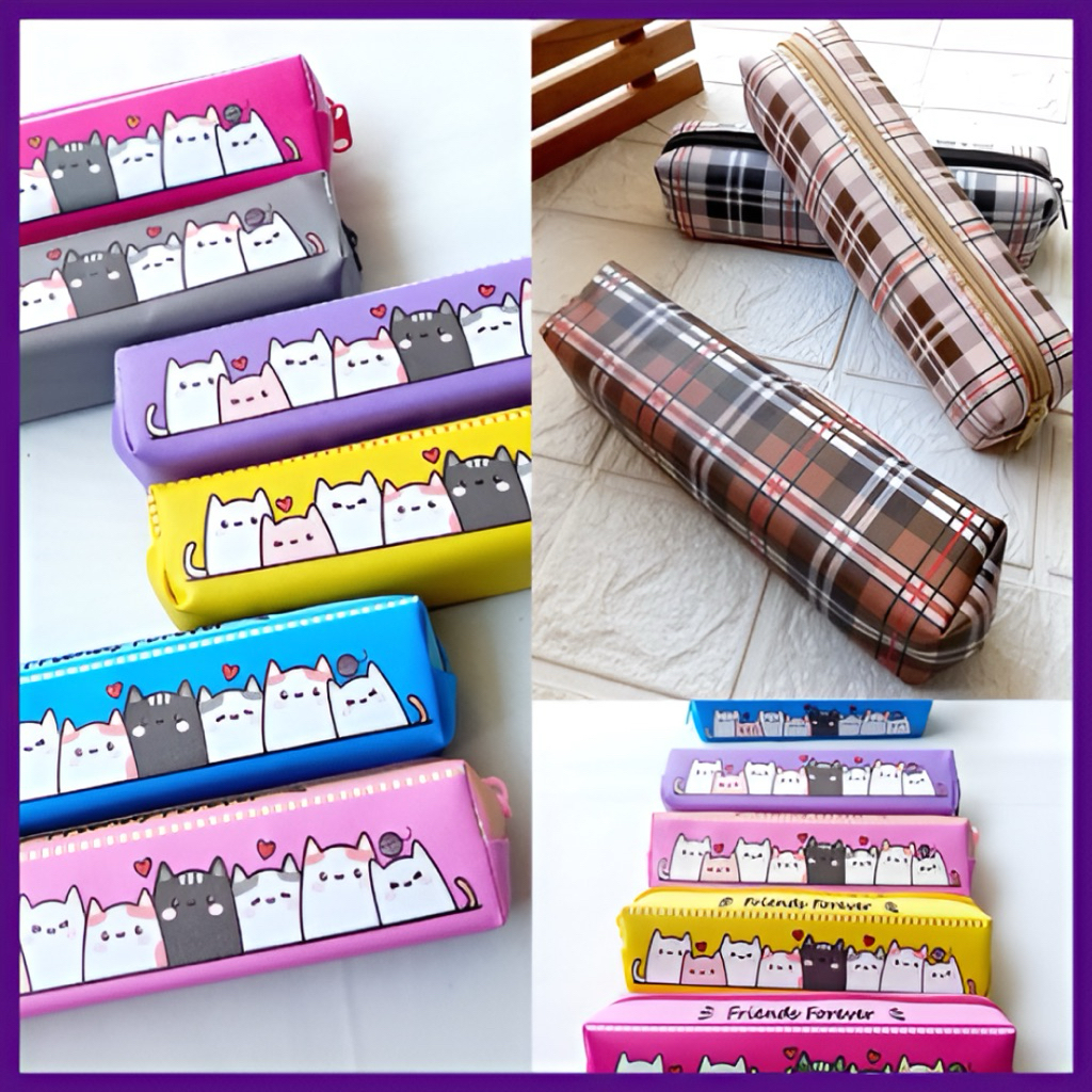 

Tempat Pensil Mini Printing - Tempat Make up Lipstik / Pouch Penyimpanan Pulpen Pensil / Tempat Pensil Karakter Lucu