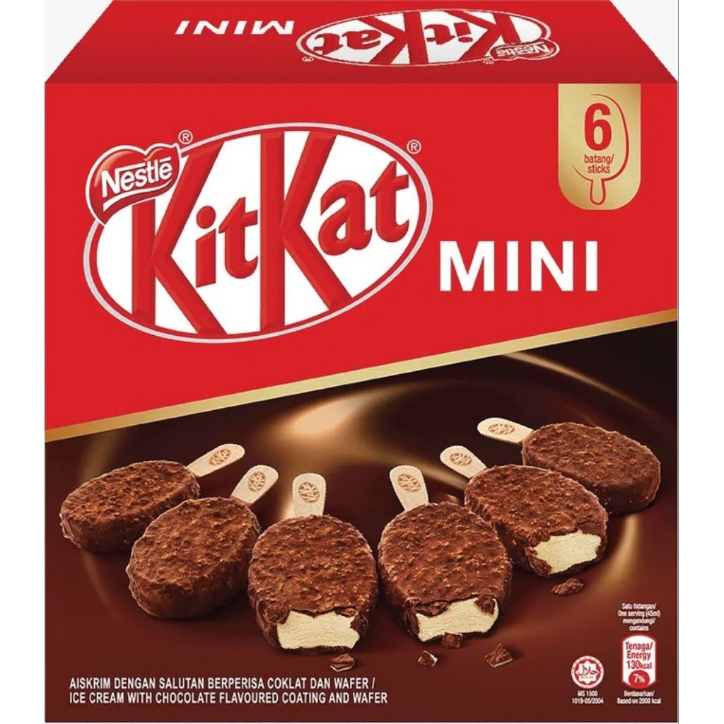 

Kit Kat Mini Stick Multipack isi 6 x 45 ml