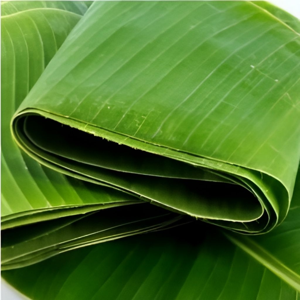 

daun pisang segar bungkus makan tradisional per ikat