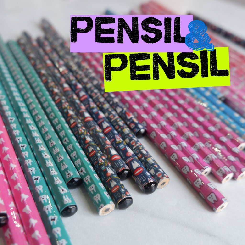 

Souvenir Gigi Pensil Kayu Serut / Alat tulis / Pensil Tulis Karakter Gigi