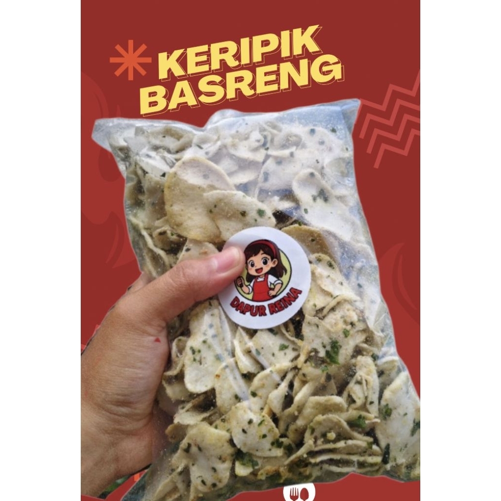 

BASRENG DAUN JERUK ORIGINAL 150gr - Baso Goreng Daun Jeruk Renyah Kriukl Dapur Reina