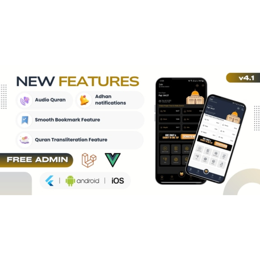 Zabi - Aplikasi Islami All-in-One untuk Android & iOS | Flutter Source Code