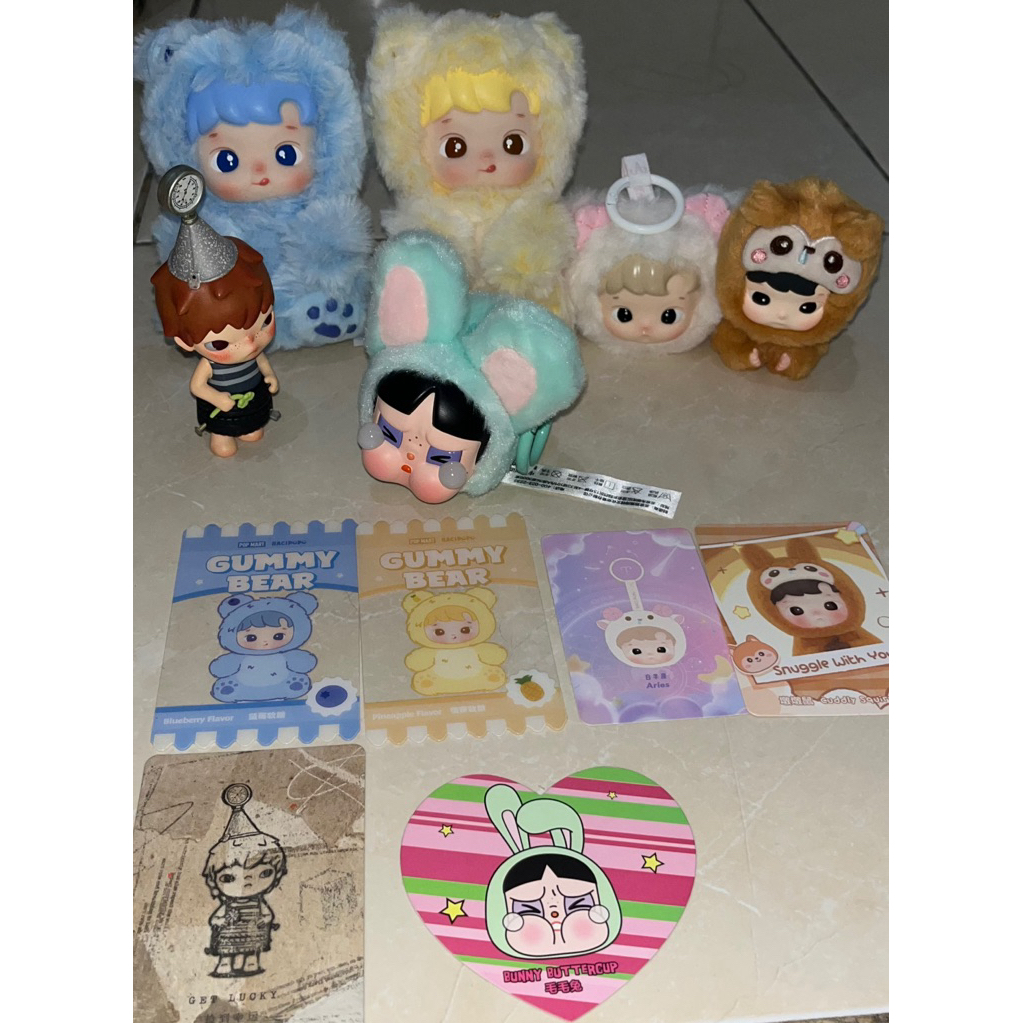 

Pop Mart Blind Box Hacipupu, Hirono, Crybaby Powerpuff Girl