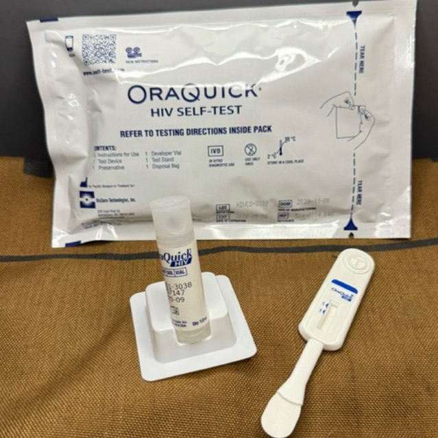Alat Test HIV Self Test - Skrining Mandiri Dengan Oral Fluid Test ORAQUICK