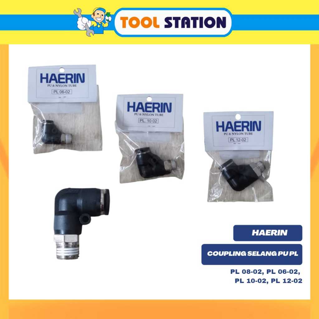 HAERIN COUPLING SELANG PU PL 08-02, PL 06-02, PL 10-02, PL 12-02