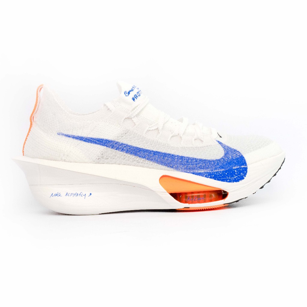 NIKE Air Zoom Alphafly Next% 3 FP Blue Print - Sepatu Olahraga Lari Running