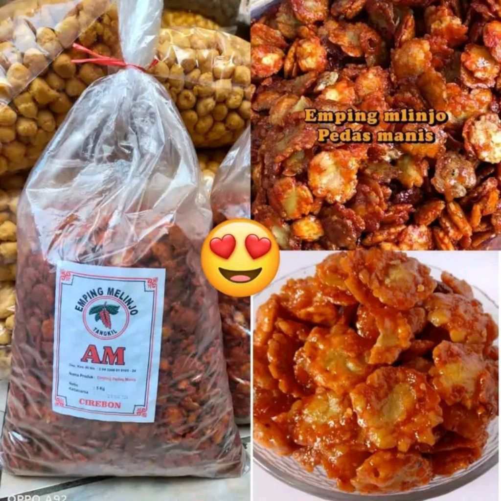 

Emping Mlinjo Pedas Manis/Manis