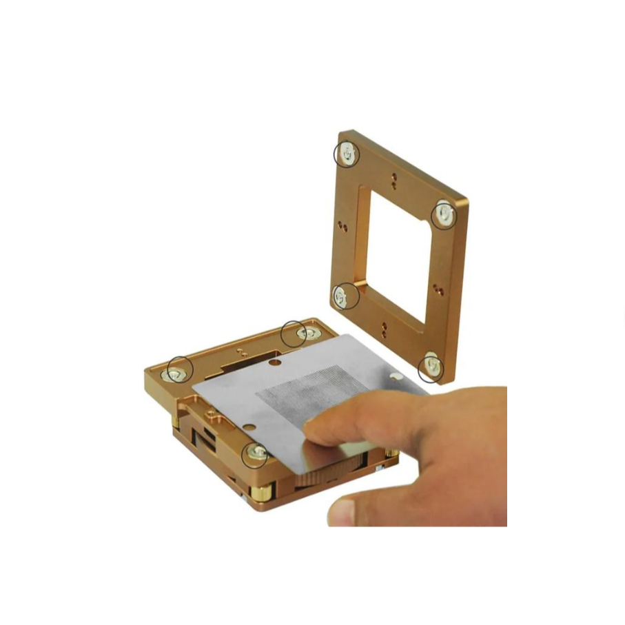 Universal Adjustable Bga Stencil Holder With 12Pcs Bga Reballing