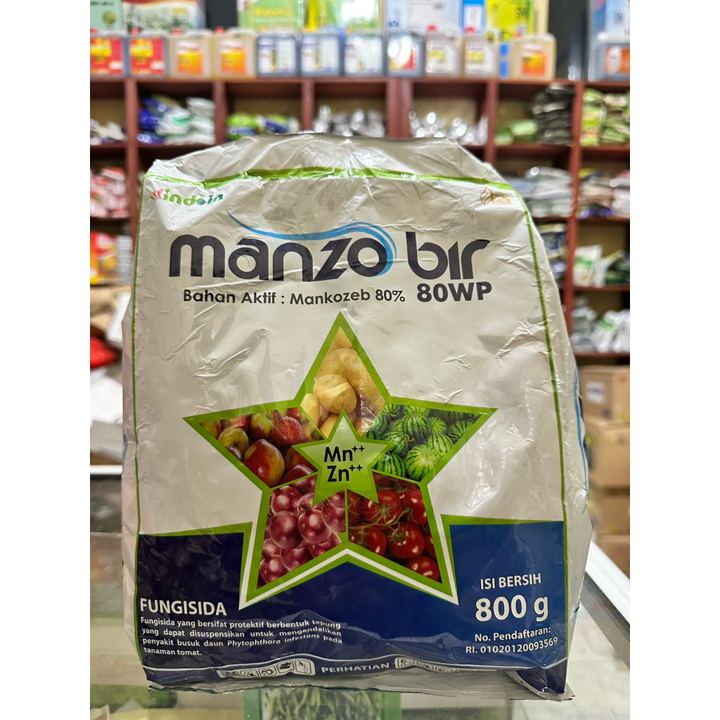 FUNGISIDA MANZOBIR 80WP 1kg -FUNGISIDA MANKOZEB BIRU