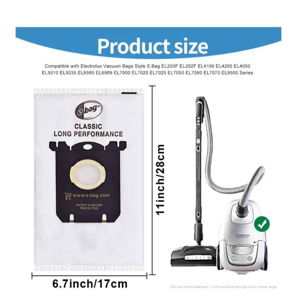 Kantong Debu Vacum Cleaner Universal untuk Sharp Electrolux Philips Sanyo Dll