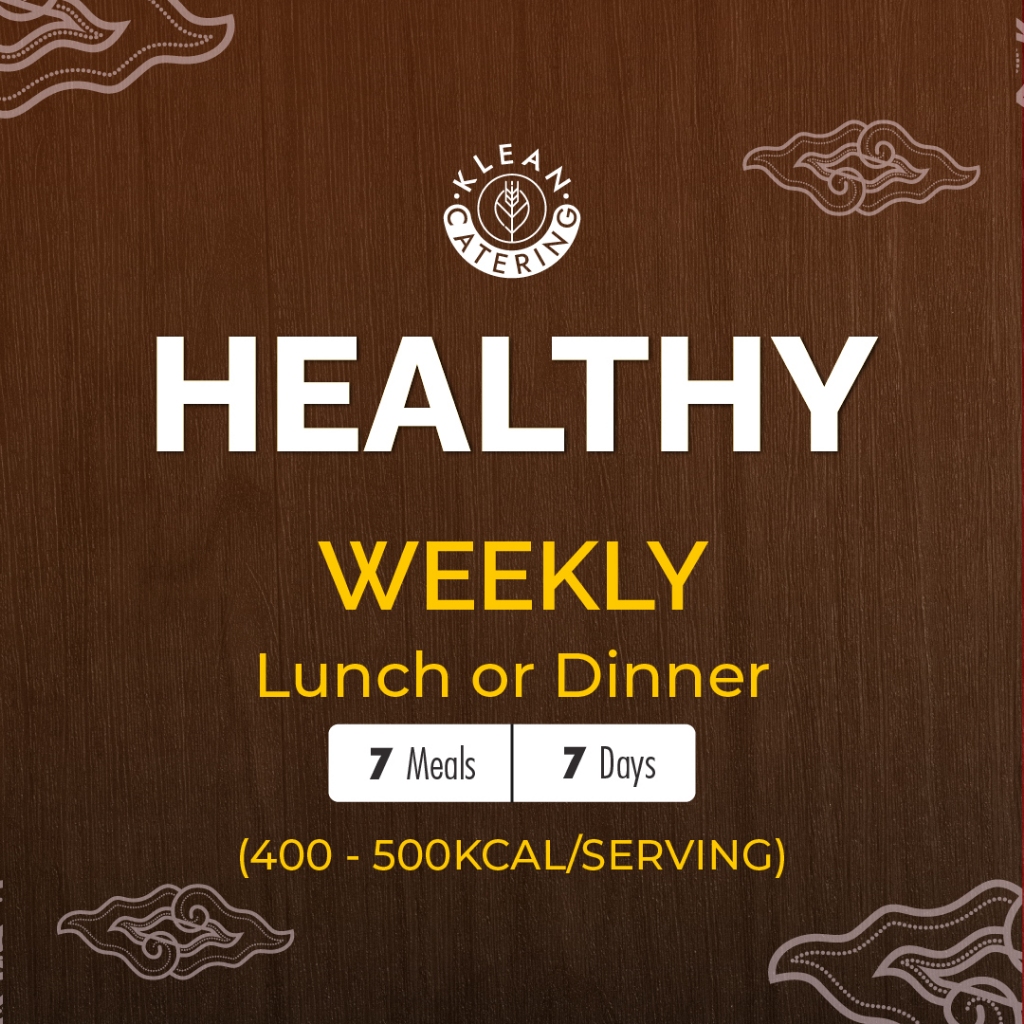 

Klean Healthy Diet Catering Sehat - Weekly (7 Meals/7 Days)