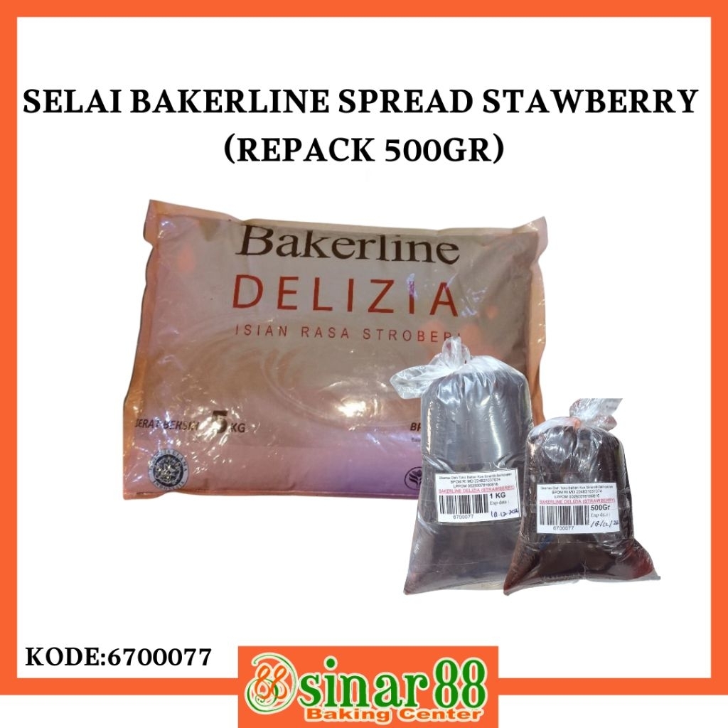 

SELAI BAKERLINE SPREAD STAWBERRY REPACK 500GR