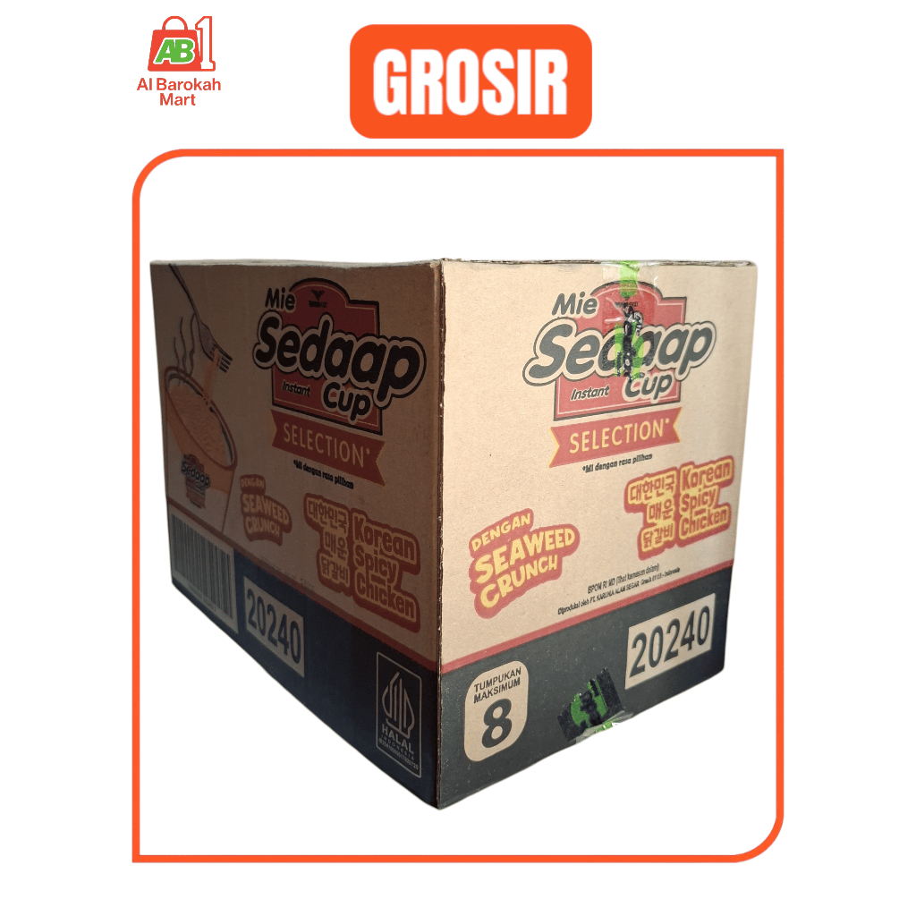 

Mie Sedaap Cup Goreng – Semua Rasa / All Variant – Grosir Kartonan Murah Halal
